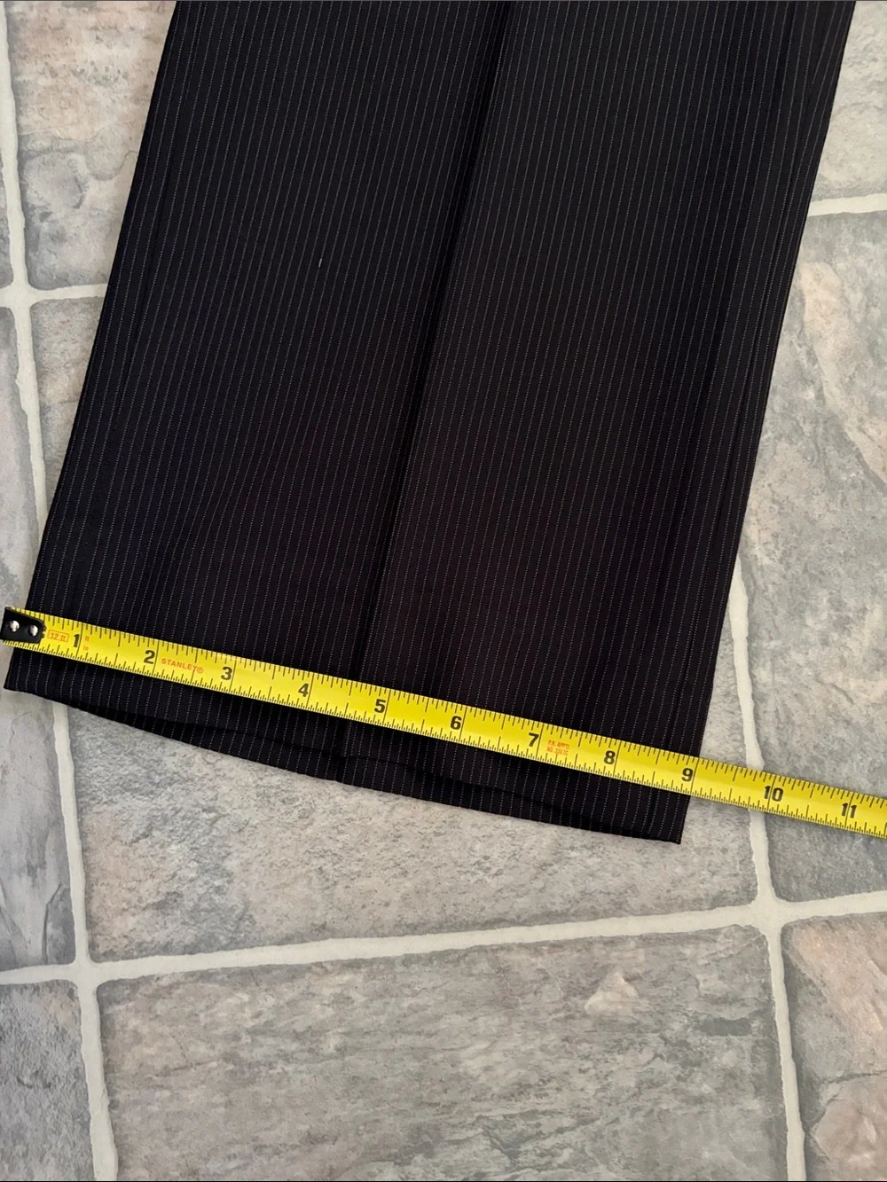 Express Men's Black Pinstripe Suit Blazer & Trousers